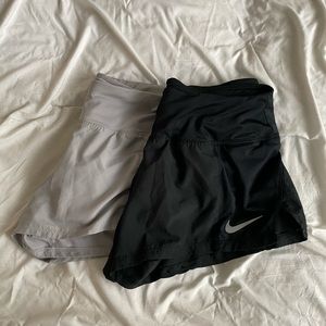 set of 2 nike dri-FIT running shorts